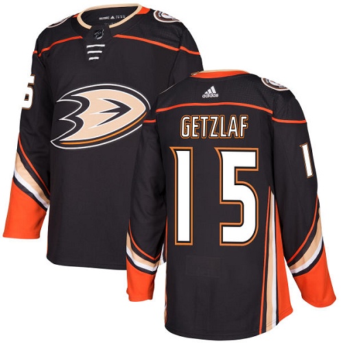 Adidas Anaheim Ducks 15 Ryan Getzlaf Black Home Authentic Youth Stitched NHL Jersey